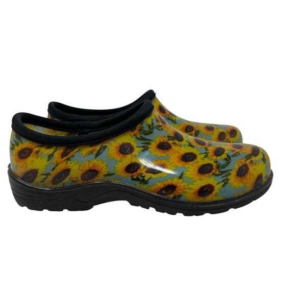 GroundWork Womens Slip-On Waterproof Garden Clogs With Black Soles Size 9M - Picture 1 of 10